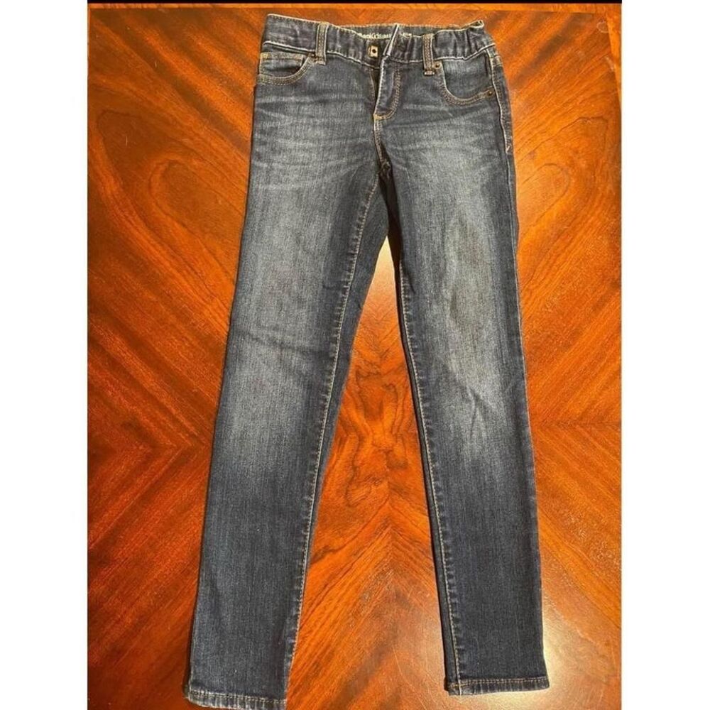 Gap kids super skinny dark wash jeans size 8 slim